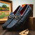 Marco di Milano Genuine Ostrich Quill Horsebit Loafer - Navy Blue Marco di Milano Genuine Ostrich Quill Horsebit Loafer - Navy Blue