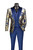Vinci 4 Piece Blue Jacquard Tuxedo with Matching Vest & Bow Tie - Modern Fit Vinci 4 Piece Blue Jacquard Tuxedo with Matching Vest & Bow Tie - Modern Fit