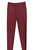Vinci Slim Fit Flat Fronts Pre-Hemmed Dress Slacks - Burgundy
