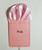 Pink Satin Pre-Folded Pocket Square Insert