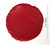 Red Satin 2-in-1 Pouf Round Pocket Square