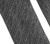 Antonia 100% Silk Tie w/Pocket Square - Black & Grey Grass Cloth Weave Antonia 100% Silk Tie w/Pocket Square - Black & Grey Grass Cloth Weave