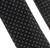 Antonia 100% Silk Tie w/Pocket Square - Mini Blue Squares on Black