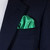 Green Satin Pre-Folded Pocket Square Insert