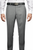Leonardo Valenti Modern 100% Wool Dress Slacks - Light Grey