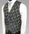 Leonardo Valenti Black Velvet Paisley Vest - Made in Italy  Leonardo Valenti Black Velvet Paisley Vest - Made in Italy