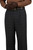 Veronesi 100% Wool Wide-Legged Slacks - Charcoal Plaid Weave