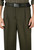 Veronesi 100% Wool Wide-Legged Slacks - Dark Olive
