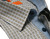 Leonardo Valenti 100% Cotton Contrasting Cut-Out Cuff Shirt - Taupe & Light Blue Leonardo Valenti 100% Cotton Contrasting Cut-Out Cuff Shirt - Taupe & Light Blue