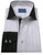 Leonardo Valenti Black & White Slim Fit Sport Shirt - Made in Italy Leonardo Valenti Black & White Slim Fit Sport Shirt - Made in Italy