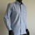 Leonardo Valenti Blue Design with Embroidery Slim Fit Sport Shirt - Made in Italy