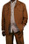 Leonardo Valenti 2-Piece Wide Leg Walking Suit - Rust