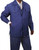 Leonardo Valenti 2-Piece Wide Leg Walking Suit - Blue