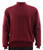 Bassiri Mock-Neck Cotton Blend Knit Long Sleeve Sweater - Burgundy Bassiri Mock-Neck Cotton Blend Knit Long Sleeve Sweater - Burgundy
