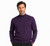 Bassiri Mock-Neck Cotton Blend Knit Long Sleeve Sweater - Purple