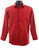 Bassiri Red Baroque Tonal Pattern Long Sleeve Camp Shirt