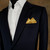 Satin 2 Point Pre-Folded Pocket Square Insert - Dark Gold