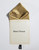100% Silk Golden Tan Pre-Folded Point Pocket Square Insert