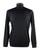 Bassiri Turtle-Neck Long Sleeve Ribbed Jersey Knit - Black