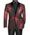 Clearance: Vinci Red Fancy Floral Jacquard Sportcoat - Slim Fit Clearance: Vinci Red Fancy Floral Jacquard Sportcoat - Slim Fit