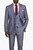 Vinci 2-Button Light Purple Glenplaid Suit with Low-Cut Vest
