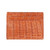 Los Altos - Cognac Genuine Caiman Belly Credit Card Holder