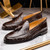 Marco di Milano Genuine Caiman Crocodile Dress Tassel Loafer - Brown