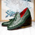Marco di Milano Genuine Ostrich Quill Dress Tassel Loafer - Forest Green