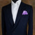 Lavender Purple Satin Pre-Folded Pocket Square Insert Lavender Purple Satin Pre-Folded Pocket Square Insert