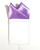 Satin 2 Point Pre-Folded Pocket Square Insert - Lavender Purple Satin 2 Point Pre-Folded Pocket Square Insert - Lavender Purple
