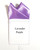 Satin 2 Point Pre-Folded Pocket Square Insert - Lavender Purple Satin 2 Point Pre-Folded Pocket Square Insert - Lavender Purple
