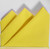 Yellow 100% Cotton Pre-Folded Pocket Square Handkerchief Insert 3 Point Yellow 100% Cotton Pre-Folded Pocket Square Handkerchief Insert 3 Point