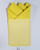 Yellow 100% Cotton Pre-Folded Pocket Square Handkerchief Insert 3 Point Yellow 100% Cotton Pre-Folded Pocket Square Handkerchief Insert 3 Point