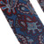Antonia 100% Silk Tie w/Pocket Square - Blue & Burgundy X-Large Paisleys