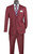 Vinci 2-Button Burgundy Classic Suit - Slim Fit Vinci 2-Button Burgundy Classic Suit - Slim Fit
