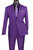 Vinci 2-Button Purple Classic Suit - Slim Fit