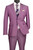 Vinci 2-Button Light Purple Textured Weave Suit - Slim Fit Vinci 2-Button Light Purple Textured Weave Suit - Slim Fit