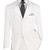 Vinci White 3-Button with Pleated Slacks - Classic Fit