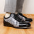Marco di Milano Genuine Alligator Sneaker - Black and White