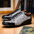 Marco di Milano Genuine Alligator Sneaker - Black and White