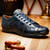 Marco di Milano Genuine Lizard Patch Work Sneaker - Navy Marco di Milano Genuine Lizard Patch Work Sneaker - Navy