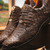 Marco di Milano Genuine Caiman Sneaker - Brown