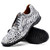 Marco di Milano Genuine Caiman Sneaker - Black & White