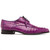 Marco di Milano Genuine Caiman Crocodile Dress Tie Shoe - Purple Marco di Milano Genuine Caiman Crocodile Dress Tie Shoe - Purple