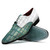 Marco di Milano Genuine Caiman Crocodile & Lizard Patchwork Dress Tie Shoe - Turquoise Green & White Marco di Milano Genuine Caiman Crocodile & Lizard Patchwork Dress Tie Shoe - Turquoise Green & White
