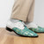 Marco di Milano Genuine Caiman Crocodile & Lizard Patchwork Dress Tie Shoe - Turquoise Green & White Marco di Milano Genuine Caiman Crocodile & Lizard Patchwork Dress Tie Shoe - Turquoise Green & White