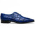 Marco di Milano Genuine Caiman Crocodile Patchwork Dress Tie Shoe - Electric Blue Marco di Milano Genuine Caiman Crocodile Patchwork Dress Tie Shoe - Electric Blue
