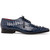Marco di Milano 100% Genuine Caiman Crocodile Dress Tie Shoe - Navy Blue Marco di Milano 100% Genuine Caiman Crocodile Dress Tie Shoe - Navy Blue