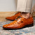 Marco di Milano 100% Genuine Caiman Crocodile Dress Tie Shoe - Brandy Marco di Milano 100% Genuine Caiman Crocodile Dress Tie Shoe - Brandy