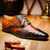 Marco di Milano Genuine Caiman Crocodile Dress Shoe - Brandy & Brown Marco di Milano Genuine Caiman Crocodile Dress Shoe - Brandy & Brown